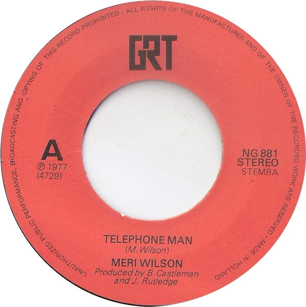 Meri Wilson : Telephone Man (7",45 RPM,Single)