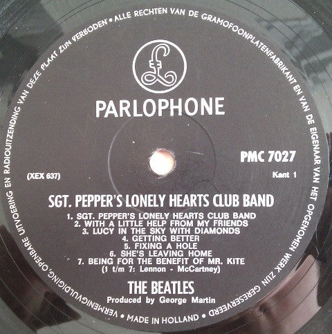 Beatles, The : Sgt. Pepper's Lonely Hearts Club Band (LP,Album,Mono)