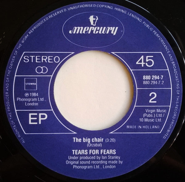 Tears For Fears : Shout (7",45 RPM,EP,Single)