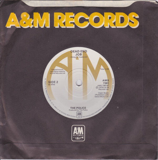 Police, The : Can't Stand Losing You (7",45 RPM,Single,Reissue)
