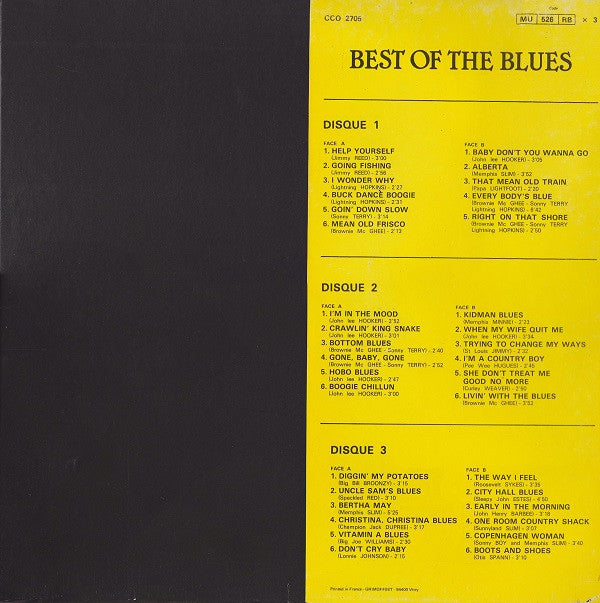 Various : Best Of The Blues (LP,Compilation)