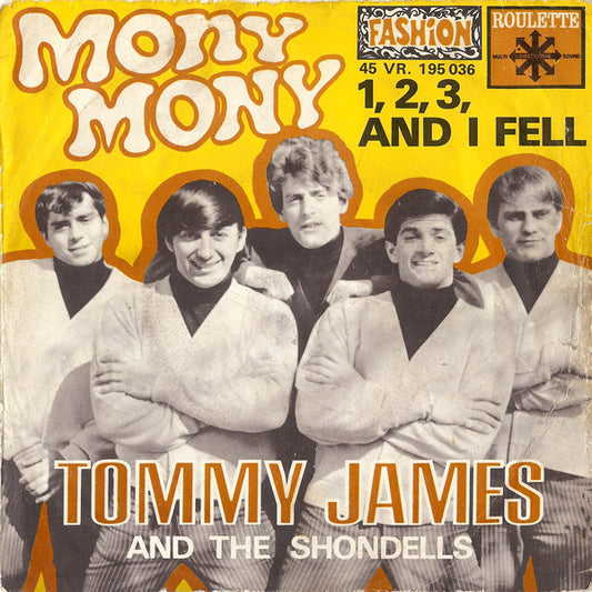 Tommy James & The Shondells : Mony Mony (7",45 RPM,Single)