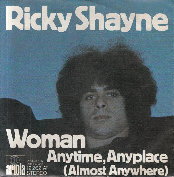 Ricky Shayne : Woman (7",45 RPM,Single,Stereo)