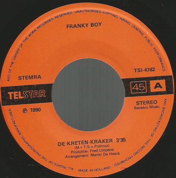 Franky Boy (2) : De Kreten-Kraker (7",45 RPM,Single)