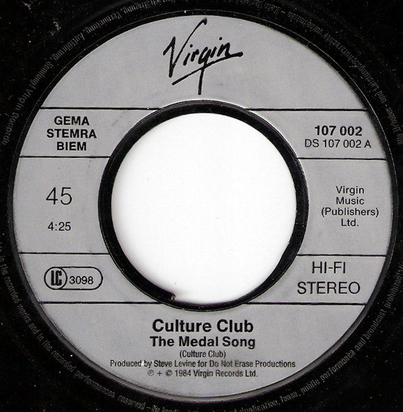 Culture Club : The Medal Song (7",Single,45 RPM)