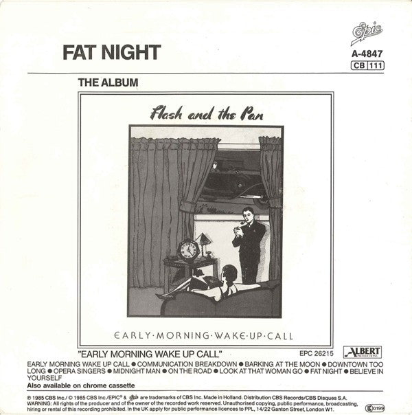 Flash & The Pan : Midnight Man (7",45 RPM,Single)