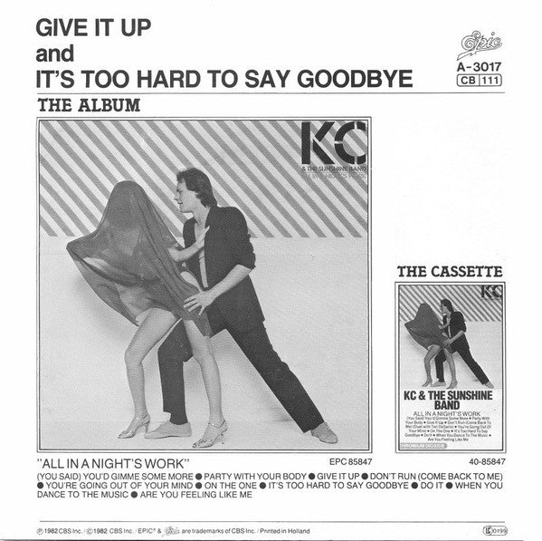 KC & The Sunshine Band : Give It Up (7",Single,45 RPM)