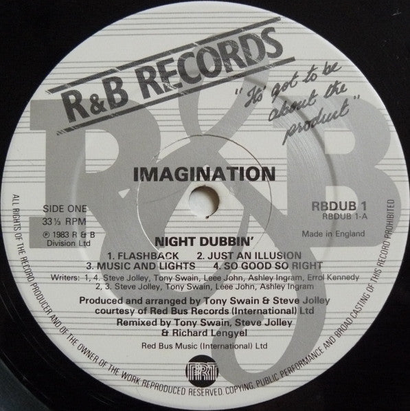 Imagination : Night Dubbing (LP,Album,Stereo)