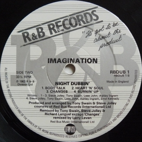 Imagination : Night Dubbing (LP,Album,Stereo)
