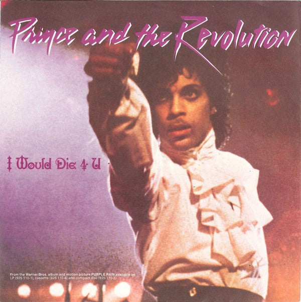 Prince And The Revolution : I Would Die 4 U (7",45 RPM,Single)