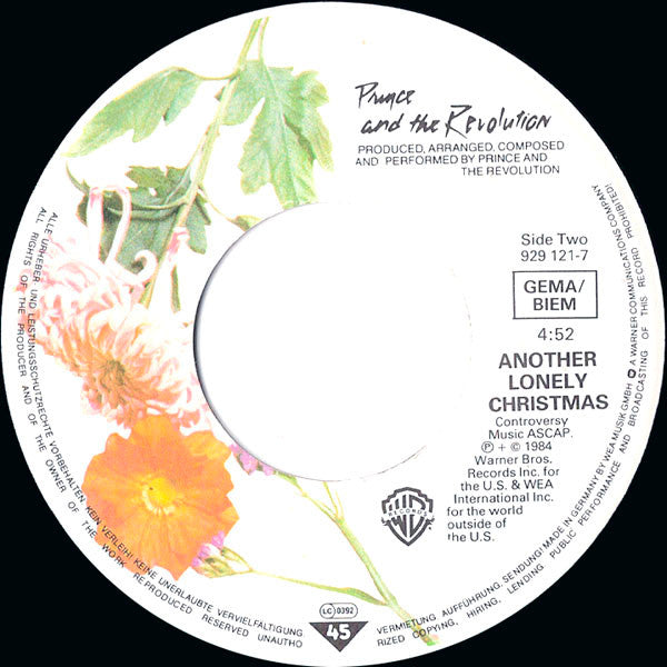 Prince And The Revolution : I Would Die 4 U (7",45 RPM,Single)