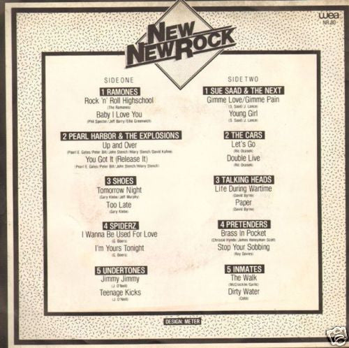 Various : New New Rock (7",33 ⅓ RPM,Promo,Sampler)