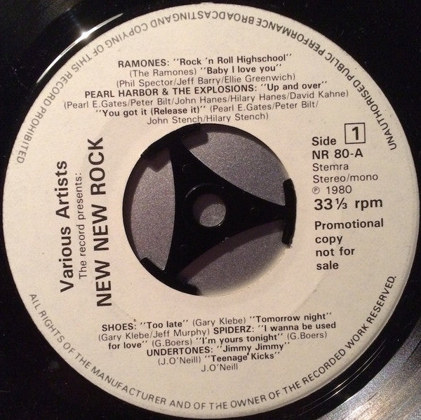 Various : New New Rock (7",33 ⅓ RPM,Promo,Sampler)