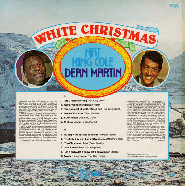 Nat King Cole & Dean Martin : White Christmas (LP,Compilation)