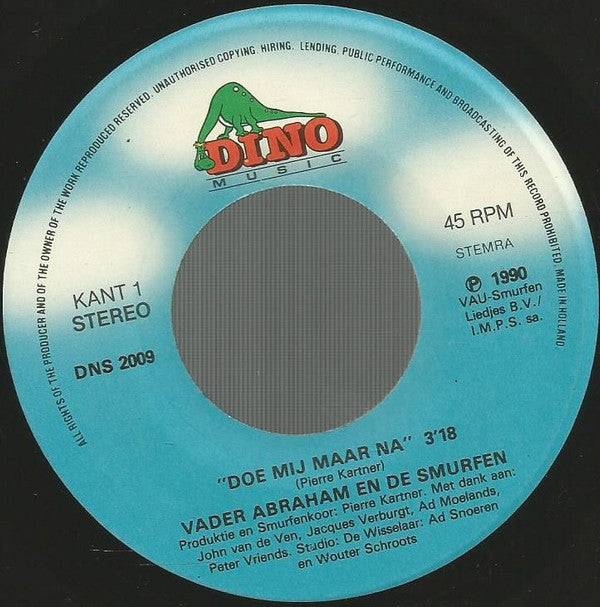 Vader Abraham En Smurfs (2), The : Doe Mij Maar Na (7",45 RPM,Single)