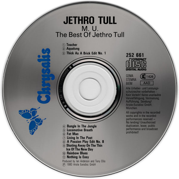 Jethro Tull : M.U. - The Best Of Jethro Tull (Compilation,Reissue)