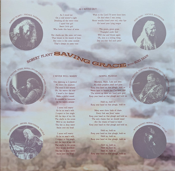 Robert Plant With Suzi Dian : Saving Grace  (LP,Album)