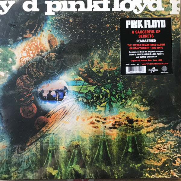 Pink Floyd : A Saucerful Of Secrets (LP,Album,Reissue,Remastered,Stereo)