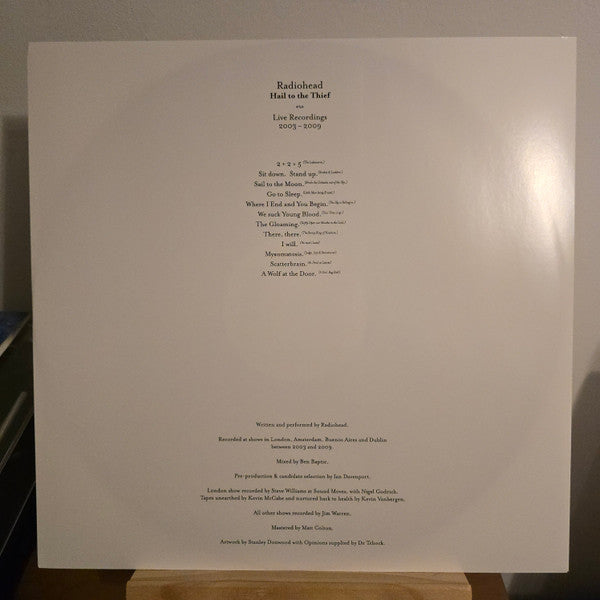 Radiohead : Hail To The Thief (Live Recordings 2003-2009) (LP,Album,Limited Edition,Stereo)