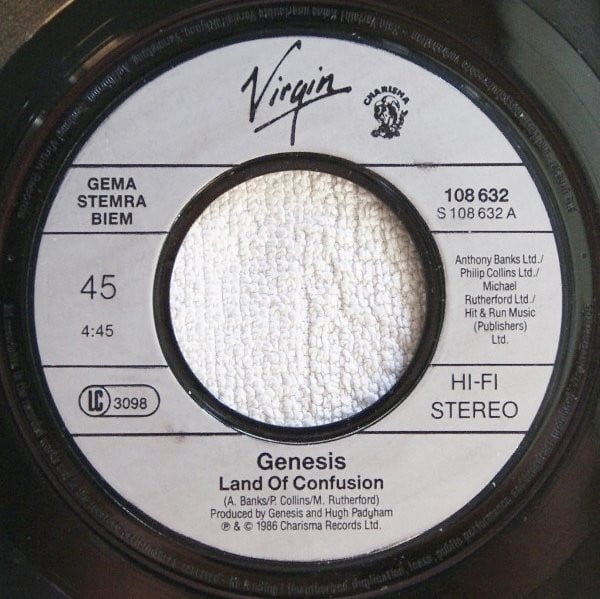 Genesis : Land Of Confusion (7",45 RPM,Single)