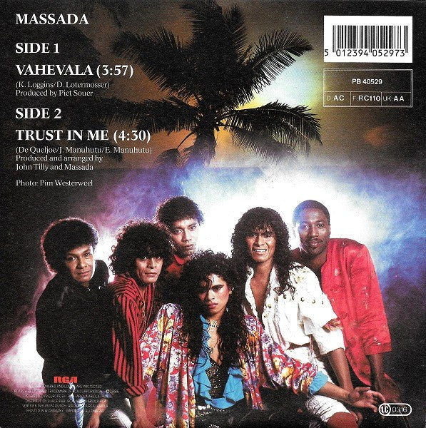 Massada (2) : Vahevala (7",Single)