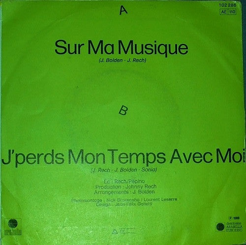 Sonia (5) : Sur Ma Musique (7",45 RPM)
