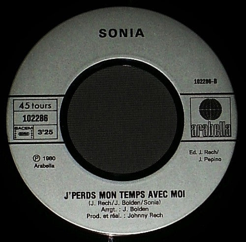 Sonia (5) : Sur Ma Musique (7",45 RPM)