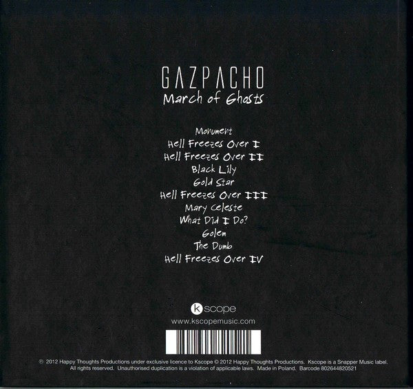 Gazpacho (2) : March Of Ghosts (Album)