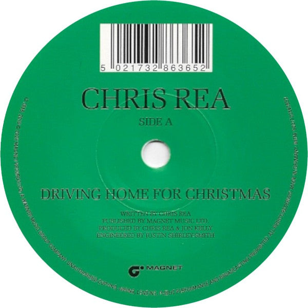 Chris Rea : Driving Home For Christmas (7", Single, RE, Whi)
