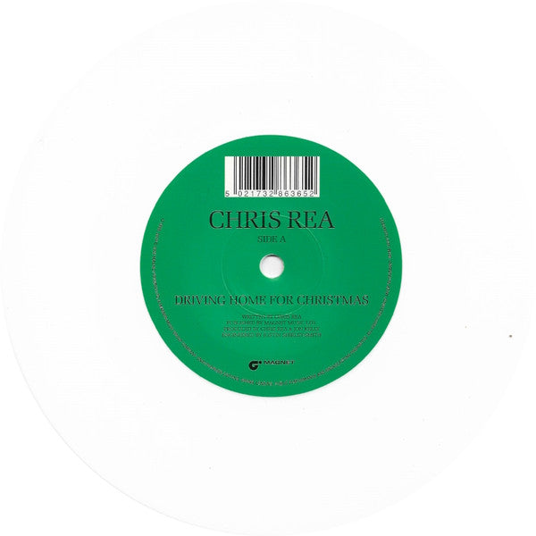 Chris Rea : Driving Home For Christmas (7", Single, RE, Whi)