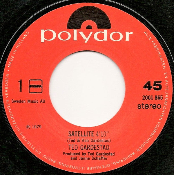 Ted Gärdestad : Satellite (7",45 RPM,Single)