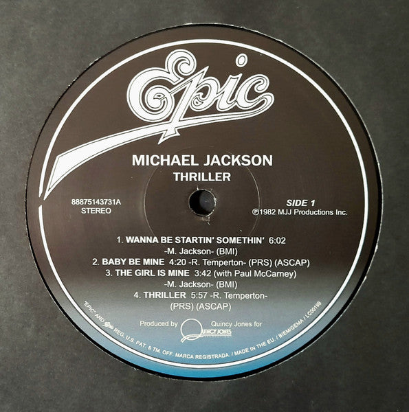 Michael Jackson : Thriller (LP,Album,Reissue,Repress,Stereo)