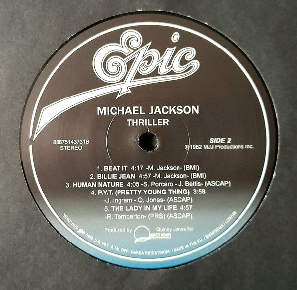 Michael Jackson : Thriller (LP,Album,Reissue,Repress,Stereo)