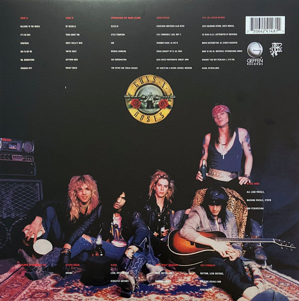 Guns N' Roses : Appetite For Destruction (LP,Album,Reissue)