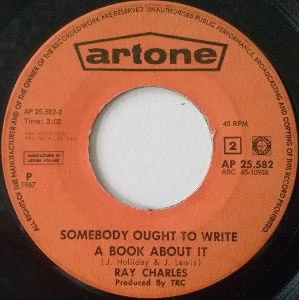 Ray Charles : Here We Go Again (7",45 RPM,Single)