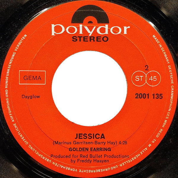 Golden Earring : Holy Holy Life (7",45 RPM,Single,Stereo)