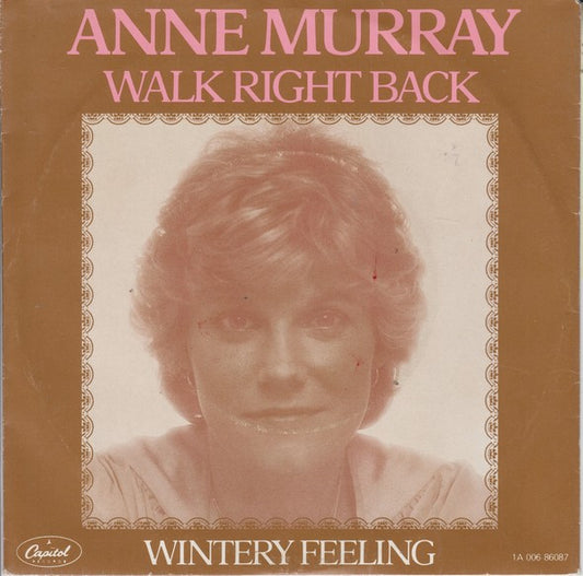 Anne Murray : Walk Right Back (7", Single)