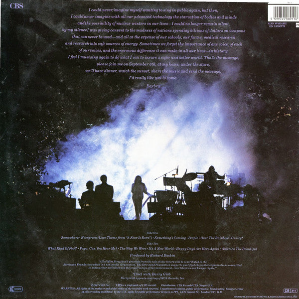 Barbra Streisand : One Voice (LP,Album)