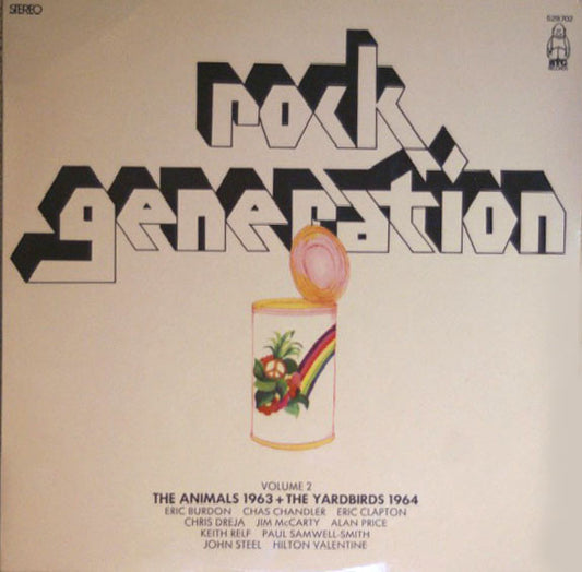 Animals, The + Yardbirds, The : Rock Generation Volume 2 - The Animals 1963 + The Yardbirds 1964 (LP,Compilation,Stereo)