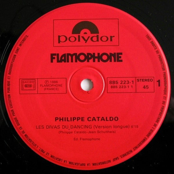 Philippe Cataldo : Les Divas Du Dancing (12",45 RPM,Maxi-Single)