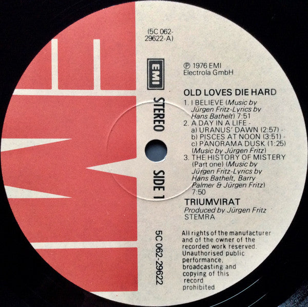 Triumvirat : Old Loves Die Hard (LP, Album)