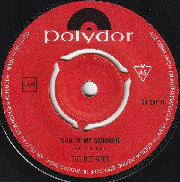 Bee Gees : Tomorrow Tomorrow (7",Single,45 RPM,Mono)