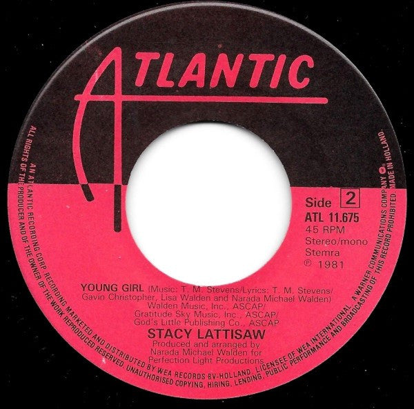 Stacy Lattisaw : Screamin´ Off The Top / Young Girl (7",Single,45 RPM)