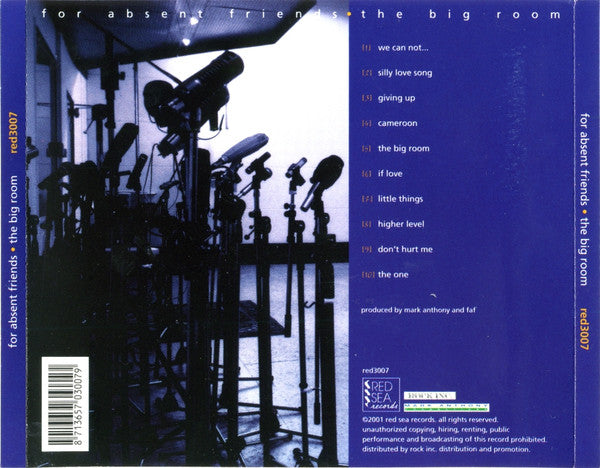 For Absent Friends : The Big Room (Album)
