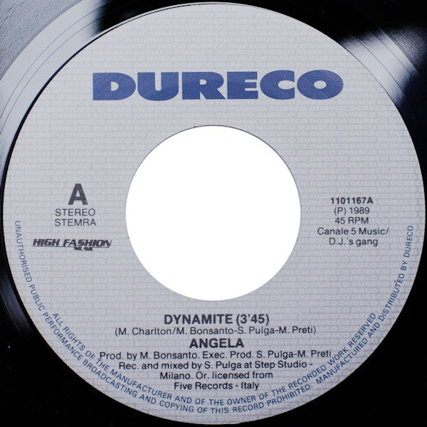 Angela (2) : Dynamite (7",45 RPM)