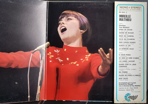 Mireille Mathieu : En Direct De L'Olympia (LP,Album,Stereo)