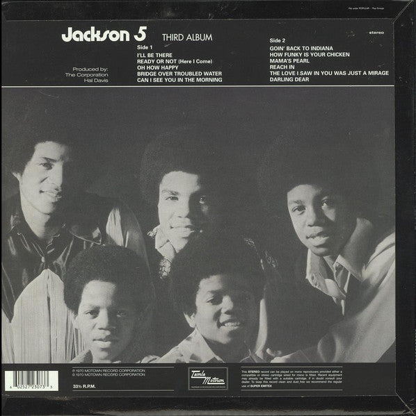 The Jackson 5 : Third Album (LP,Album,Reissue,Stereo)