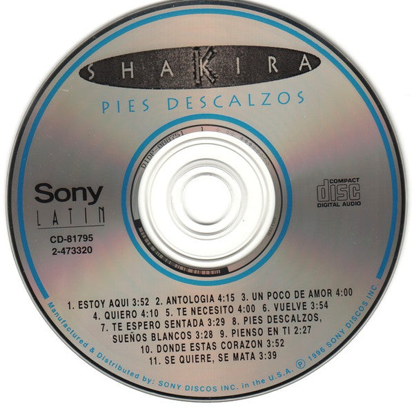 Shakira : Pies Descalzos (Album)