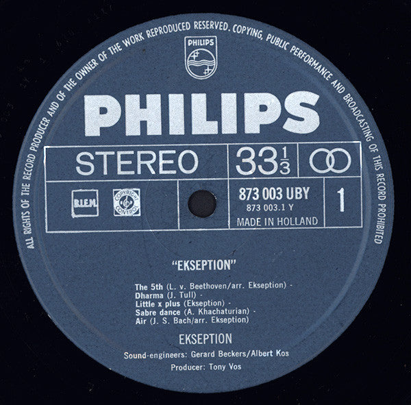 Ekseption : Ekseption (LP,Album,Stereo)