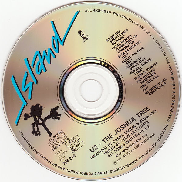 U2 : The Joshua Tree (Album)